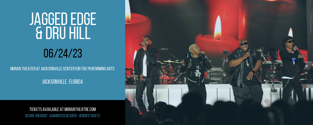 Jagged Edge & Dru Hill at Moran Theater at Times Union Center