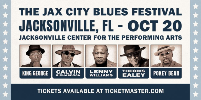 The Jax City Blues Festival: King George, Pokey Bear, Calvin Richardson, Lenny Williams & Theodis Ealey