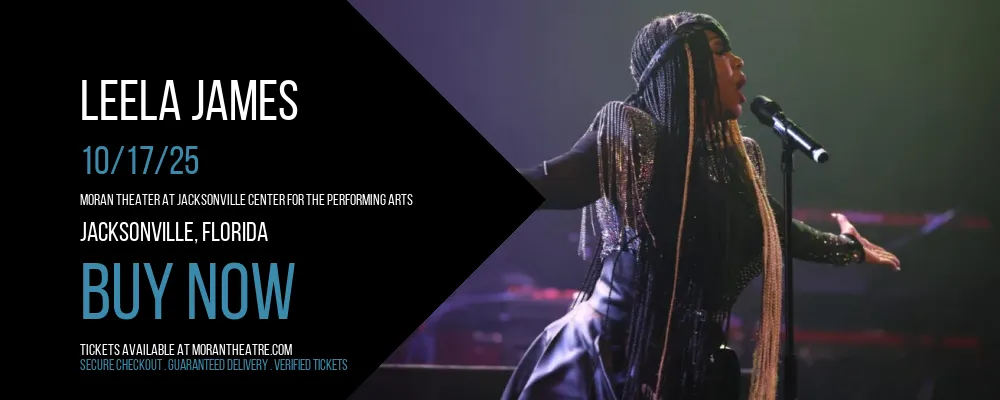 Leela James at Moran Theater At Jacksonville Center for the Performing Arts